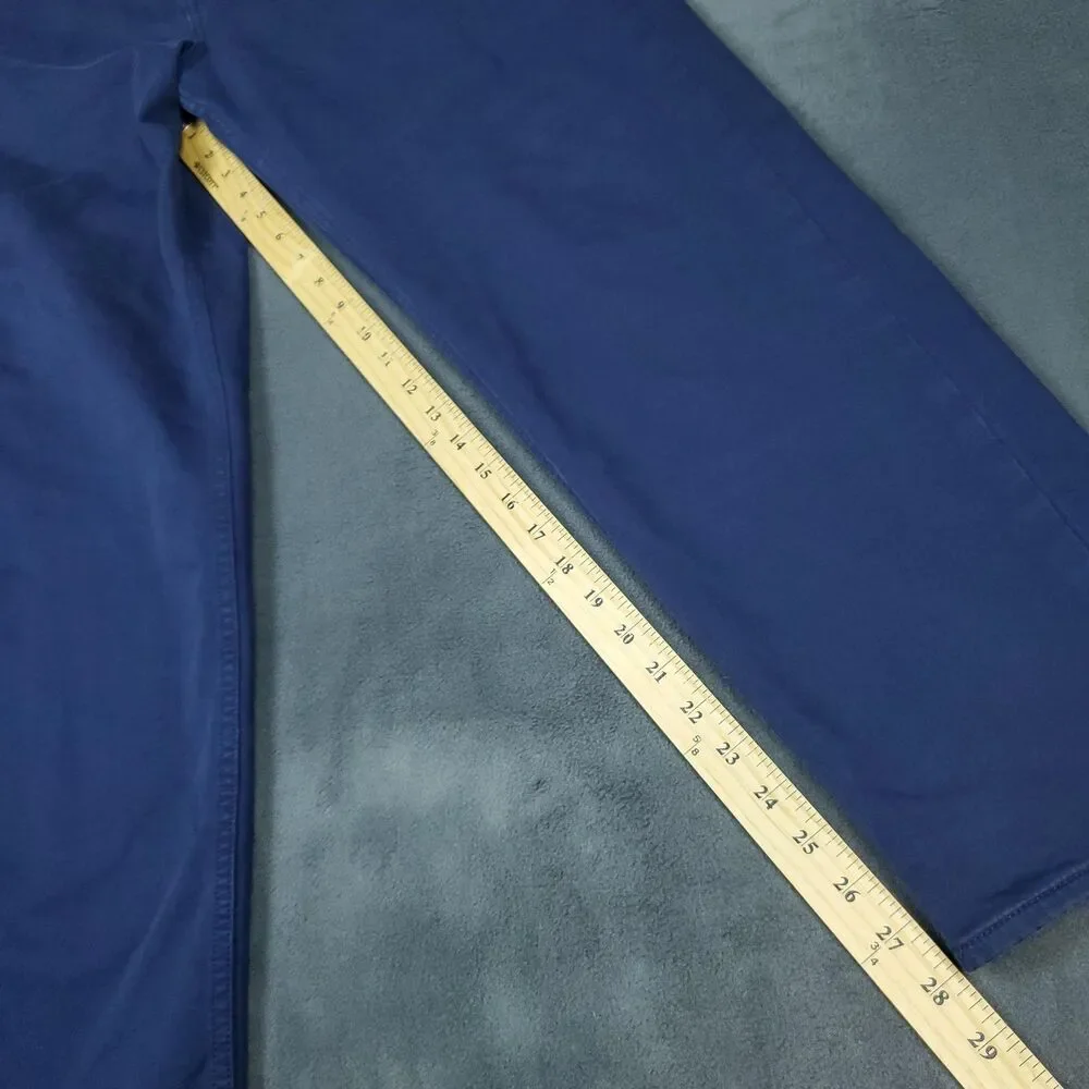 Banana Republic Pants Mens 36x28 Blue Traveler Athletic Tapered Stretch Chino